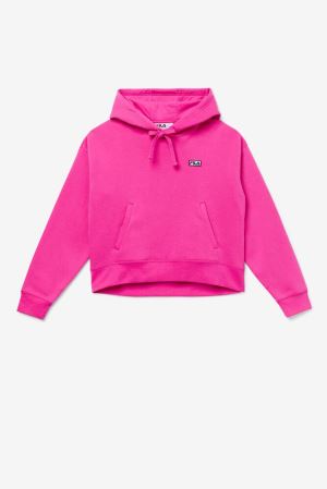 FILA Marina Hoodies Pink,Womens Clothing | CA.JARWXF179